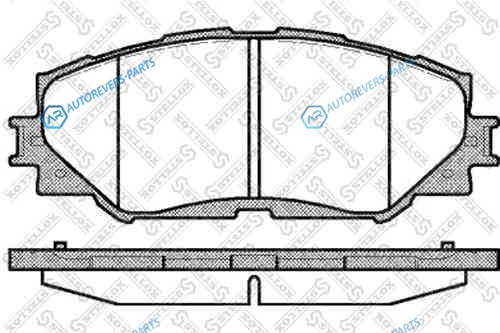 001 089B-SX_=1232 00 !колодки дисковые п.| Toyota RAV4 2.4 06>