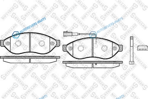 001 091B-SX_=1237 01=FVR1923 [425356] !колодки дисковые п.| Citroen Jumper|Fiat Ducato 2.2HDi 06>