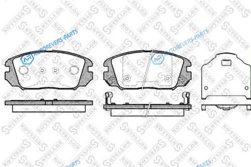 002 006-SX_=1204 02 !колодки дисковые п.| Hyundai Sonata 2.0|2.4|3.3 05>
