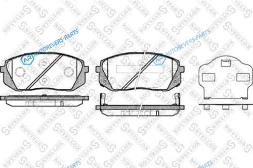 002 010-SX_=1302 02 !колодки дисковые п.| KIA Carens 2.0CVVTi|CRDi 06>