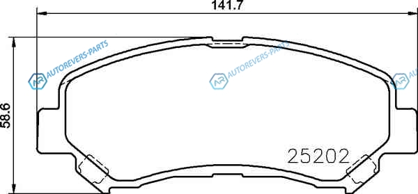 NP2048_колодки дисковые передние!| Nissan Qashqai 1.6-2.5i|1.5-2.0dCi 07>
