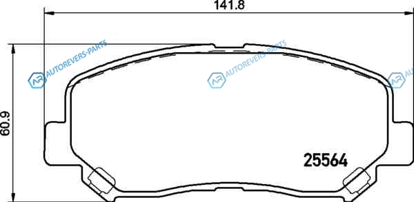 NP5042_колодки дисковые передние! с антискр. пл.| Mazda CX-5 2.0|2.0D 11>