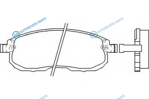 P56065_колодки дисковые передние!| Nissan Tiida|Teana|Juke 1.6|1.8|1.5DCi 07>
