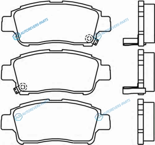 P83050_=712 02=D2174M-01=723 002-SX !колодки дисковые п.| Toyota Yaris 1.0|1.3|1.5|1.4D 99>