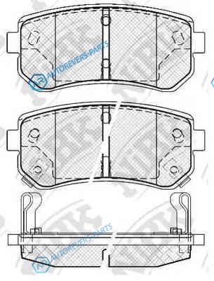 PN0436-NIBK_!колодки дисковые з.| Hyundai Accent|Kia Rio 1.4i|1.6i 16V|1.5CRDi 05>