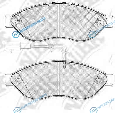 PN0474W-NIBK_колодки дисковые передние!| Citroen Jumper|Fiat Ducato|Peugeot Boxer 2.2HDi 06>