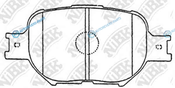PN1430-NIBK_!колодки дисковые п.| Toyota Corolla 2.0D|Corolla Verso 1.8|2.0D 02>