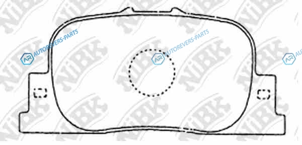 PN1431-NIBK_!колодки дисковые з.| Toyota Camry 2.2i|3.0i 00-01