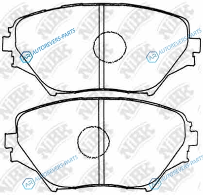 PN1447-NIBK_!колодки дисковые п.| Toyota RAV4 1.8|2.0WTi|D4-D 00>