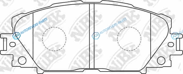 PN1508-NIBK_колодки дисковые ! передние| Toyota Yaris 1.3VVTi|1.4D-4D 06>