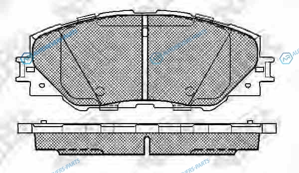PN1530-NIBK_!колодки дисковые п.| Toyota RAV4 2.0VVT-i|2.2D-4D 06>