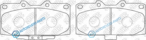 PN7463-NIBK_!колодки дисковые п.| Subaru Impreza 1.6|2.0i 00>
