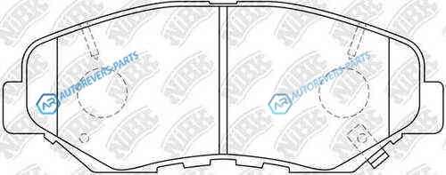 PN8485-NIBK_!колодки дисковые п.| Honda CR-V 2.0i 02>
