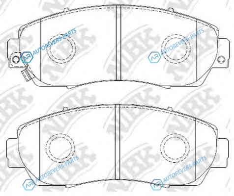 PN8802-NIBK_!колодки дисковые п.| Honda CR-V 2.0|2.2 07>