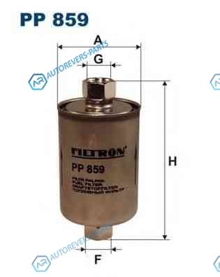 PP859 Фильтр топливный LANDROVER