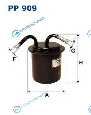 PP909 Фильтр топливный SUBARU