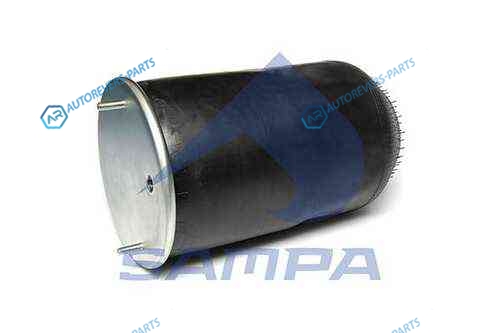 SP 554810-05_пневмоподушка без стакана !2шп. M12 смещ.25| 1шт. M22x1.5 |SAF