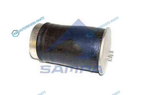SP 554884-K_пневмоподушка со стаканом !4884N1P01 1шп. M12 1шт. M16 смещ. 35 Поршень |MAN TGA