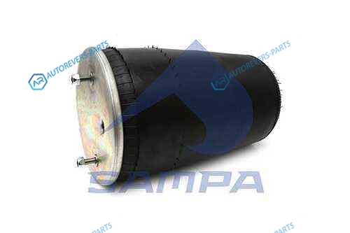 SP 55940_пневмопод.без стак.! 940MB h423 2шп.M12смещ.25. 1отв.штуц.M22. Н: 1шп.M16| BPW