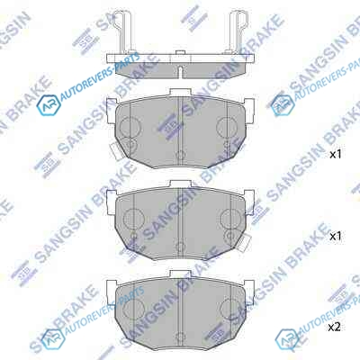 SP1062SNS_=294 32 !колодки дисковые з.| Kia Cerato 1.6|2.0CRDi 04>