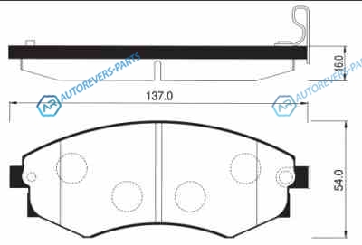 SP1065SNS_[4813005000] !колодки дисковые п.| SsangYong Korando 2.0|2.3|2.9|3.2 97>|Musso 93>