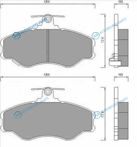 SP1072SNS_=494 02 !колодки дисковые п.| Hyundai H100 2.4i|2.5D 93>