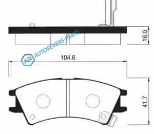SP1096SNS_=675 02 !колодки дисковые п.| Hyundai Atos|Atos Prime 1.0i 12V 98>