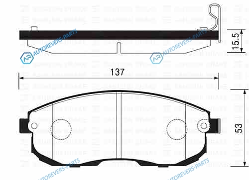 SP1183SNS_=293 12 [D106M2Y991] !колодки дисковые п.| Nissan 200SX|Maxima 1.8T|2.0|3.0i 88-00