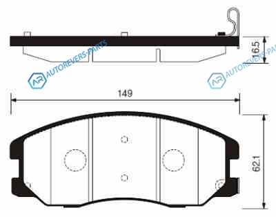 SP1204SNS_[96626070] !колодки дисковые п.| Chevrolet Captiva| Daewoo Winstorm 2.0|2.4 06>