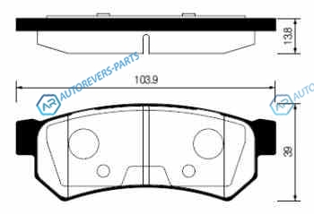 SP1257SNS_[96800089] !колодки дисковые з.| Daewoo Optra|Lacetti|Forenza 1.4|1.6|1.8 06>