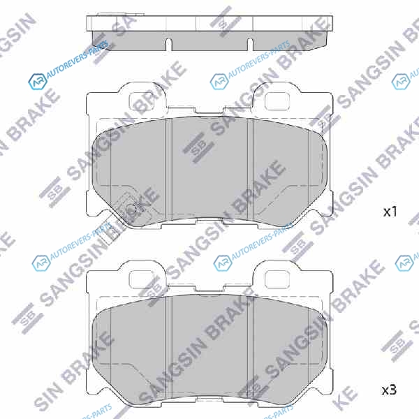 SP1472SNS_=1365 01 [D4060JL00A] !колодки дисковые з.| Infiniti FX50|G37 08>| Nissan 370Z 09>