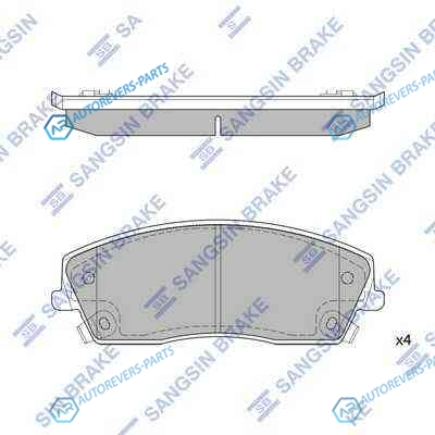 SP1507SNS_=GDB4140 [05142555AA] !колодки дисковые п.| Chrysler 300C 2.7|3.5 04>| Dodge Charger 06-11