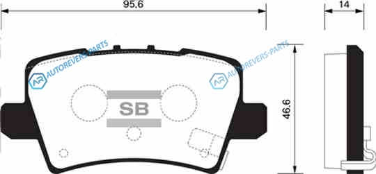 SP1570SNS_колодки дисковые! задние| Honda Civic 1.3i|1.4|1.8i|2.2CDTi 06>