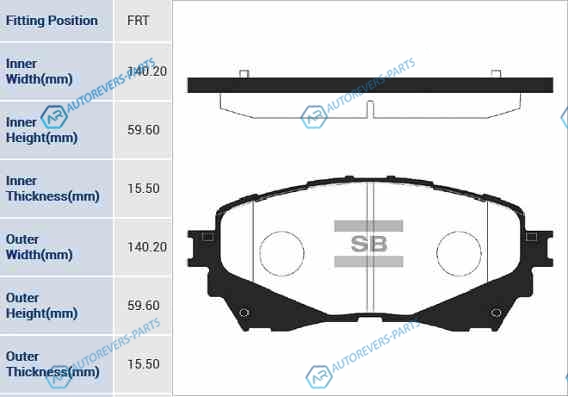 SP1728_колодки дисковые п.!| Mazda 6 2.0|2.2D 12>