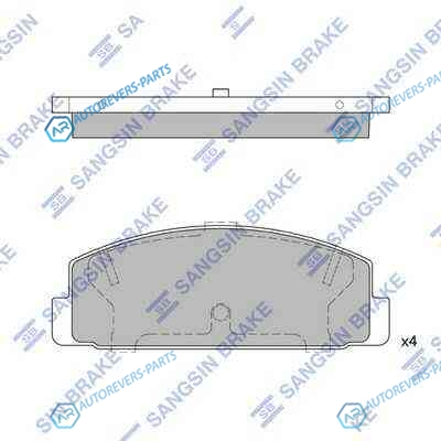 SP2028_колодки дисковые задние!| Mazda 323 1.4-2.0TD 98-03|6 1.8-2.0D 02>