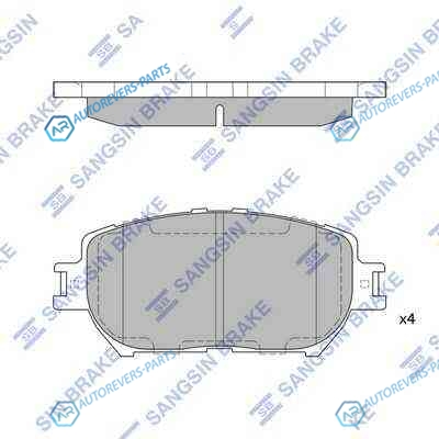 SP2037SNS_=884 00 !колодки дисковые п.| Toyota Camry 2.0-3.0 01>| Lexus GS 3.0 02>