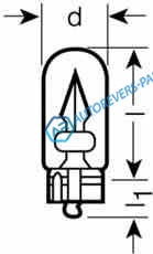 2821-02B_к-кт ламп ORIGINAL LINE! 2шт. (W3W) 12V 3W W2.1x9.5d качество ориг. з|ч (ОЕМ)|