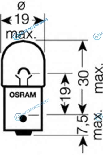 5007-02B_к-кт ламп ORIGINAL LINE! 2шт. (R5W) 12V 5W BA15s качество ориг. з|ч (ОЕМ)|