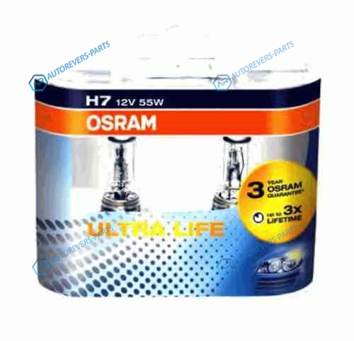 64210ULT-HCB_к-кт ламп ULTRA LIFE! 2шт. (H7) 12V 55W PX26d ув. срок службы до 4х раз|