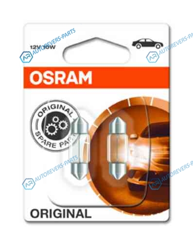 6438-02B_к-кт ламп ORIGINAL LINE! 2шт. (C5W) 12V 10W SV8.5-8 качество ориг. з|ч (ОЕМ)|