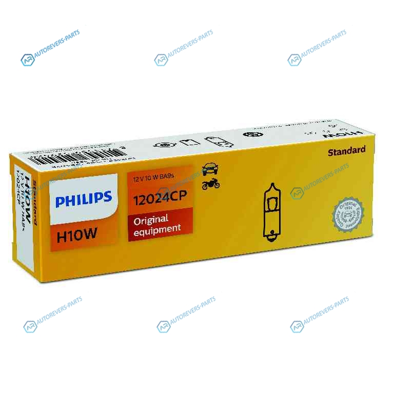 12024CP_лампа! 10W 12V BA9S лампа внутр. освещ.|