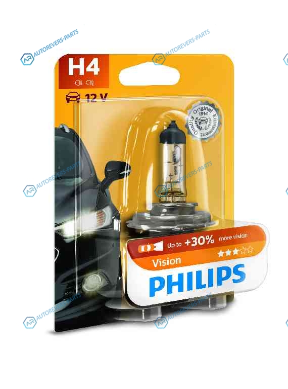 12342PRB1_лампа! (H4) 60|55W 12V P43T-38 галогенная в блистере Premium|