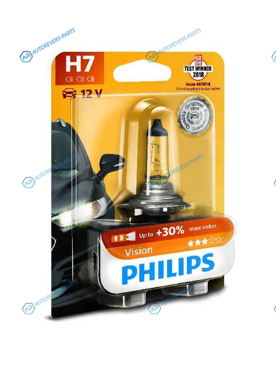 12972PRB1_лампа! (H7) 55W 12V PX26D галогенная в блистере Premium|