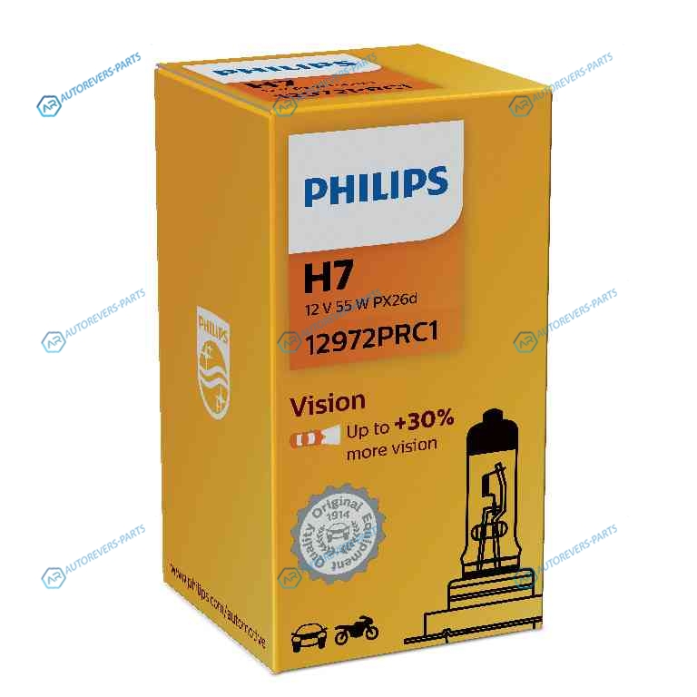 12972PRC1_лампа! (H7) 55W 12V PX26D галогенная Premium|