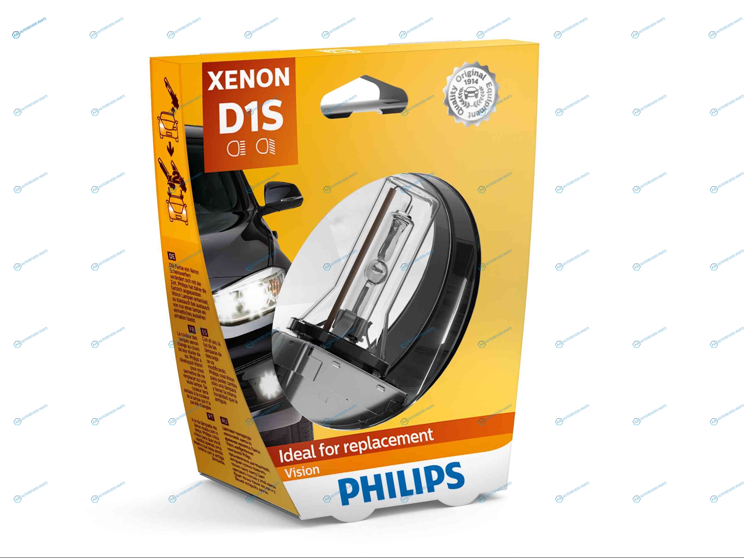 85415VIS1_лампа! XENON (D1S) 35W 12V PK32d-2 L=83 d=9 Vision|