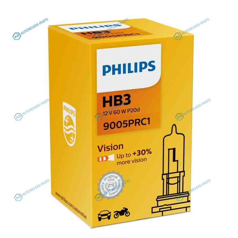 9005PRC1_лампа! (HB3) 12V|65W|P20d ближнего|дальнего света Premium|