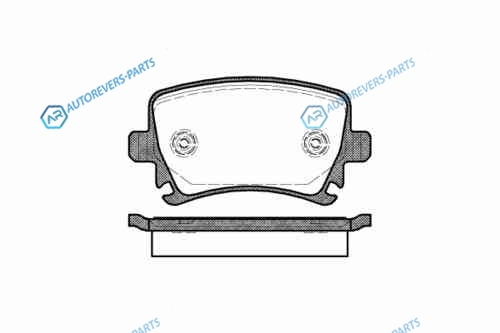 1031 00_!колодки дисковые з.| Audi A3 диск 16 03>| VW Touran диск 15 03>