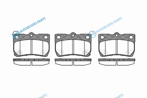 1181 02_=FDB4001 [0446622190] !колодки дисковые з.| Lexus GS II 300|430 05>