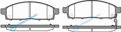 1242 01_=D6128M-01=223033 SBS [4605A198] !колодки дисковые п.| Mitsubishi L200 2.5 06>