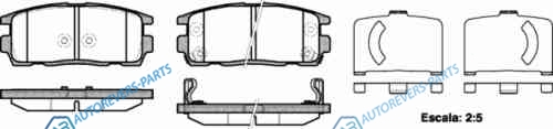 1260 12_=FDB1935=223639 SBS [1605123] !колодки дисковые з.| Opel Antara 2.0CDTi|2.4i|3.2i 07>